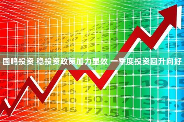 国鸣投资 稳投资政策加力显效 一季度投资回升向好