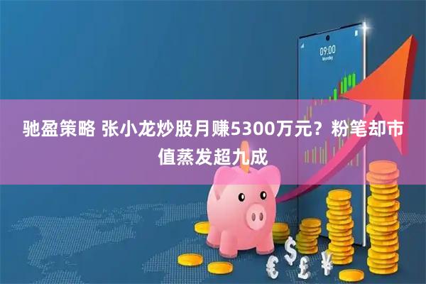 驰盈策略 张小龙炒股月赚5300万元？粉笔却市值蒸发超九成