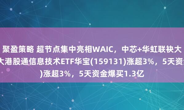 聚盈策略 超节点集中亮相WAIC，中芯+华虹联袂大涨！规模最大港股通信息技术ETF华宝(159131)涨超3%，5天资金爆买1.3亿