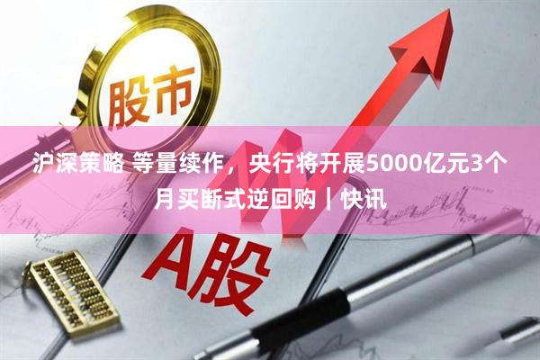 沪深策略 等量续作，央行将开展5000亿元3个月买断式逆回购｜快讯